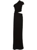 DSQUARED2 one-shoulder maxi dress - Black