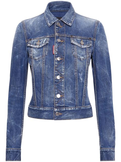 DSQUARED2 distressed denim jacket