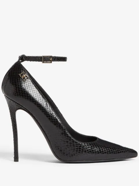 DSQUARED2 snakeskin-effect leather pumps