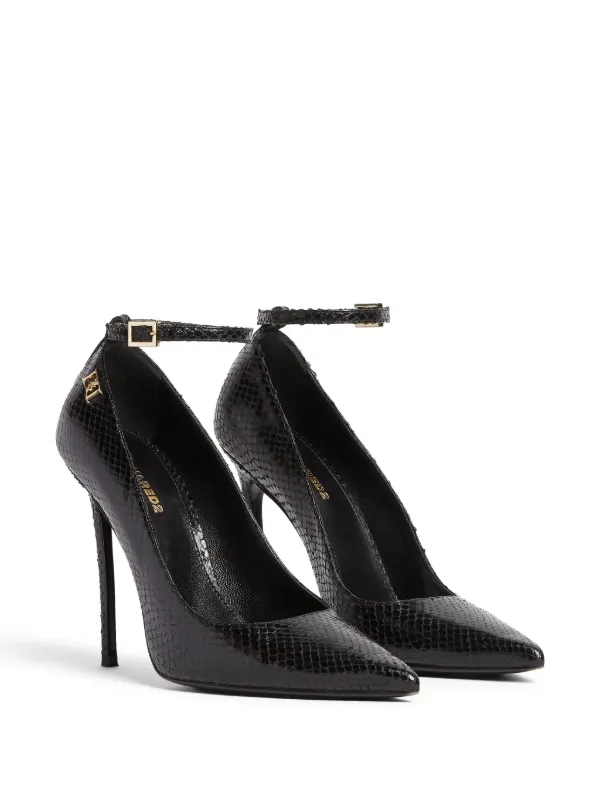 シューズ・サンダルその他 DSQUARED2 Woman Pumps Black PPW011001500001 2124 DSQUARED2 snakeskin-effect Leather Pumps | Black | FARFETCH ID