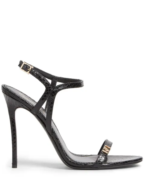 DSQUARED2 snakeskin-effect leather sandals Women