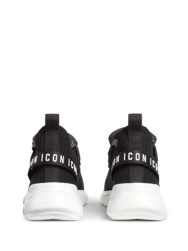 DSQUARED2 lace-up low-top Sneakers | Black | FARFETCH
