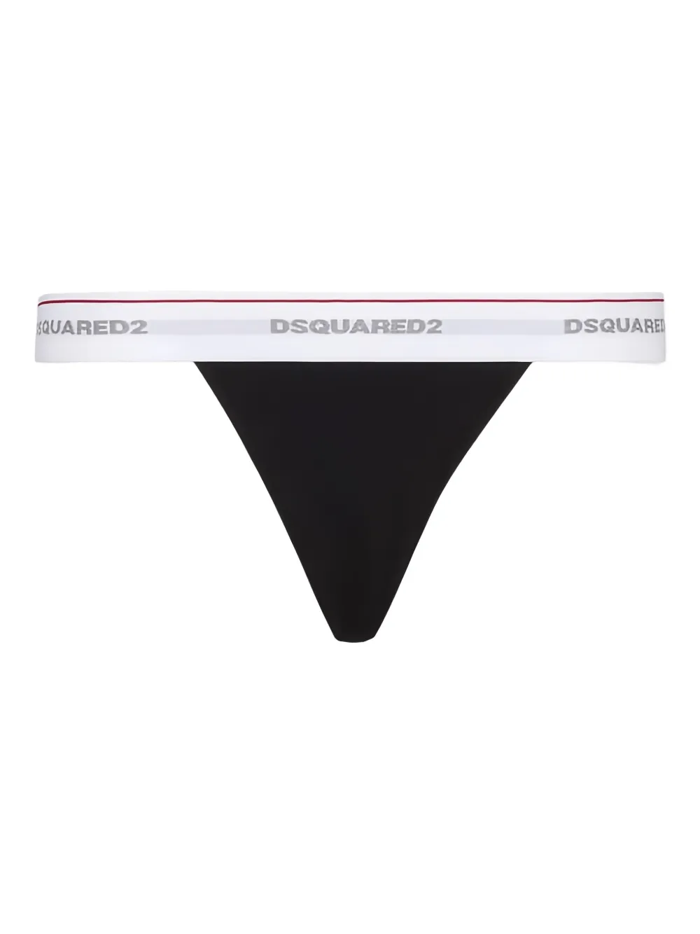 DSQUARED2 tanga con banda del logo | negro | Image 1