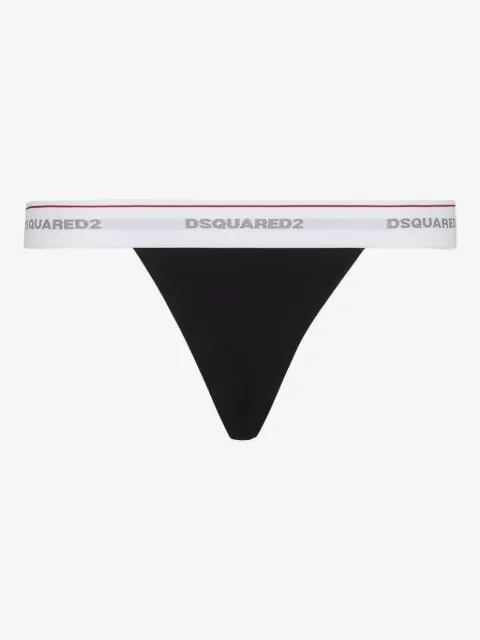 DSQUARED2 tanga con banda del logo