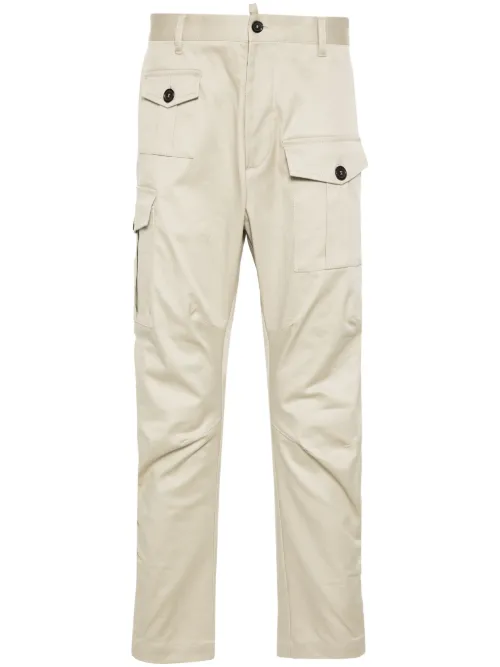 Pantalon cargo à plaque logo - DSQUARED2 - Modalova