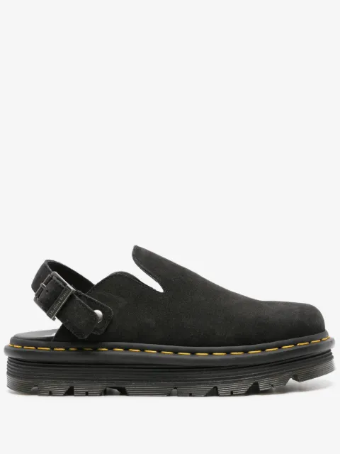 Dr. Martens Mules con motivo zebrato