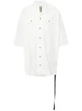 Rick Owens DRKSHDW Magnum Tommy cotton long shirt - White