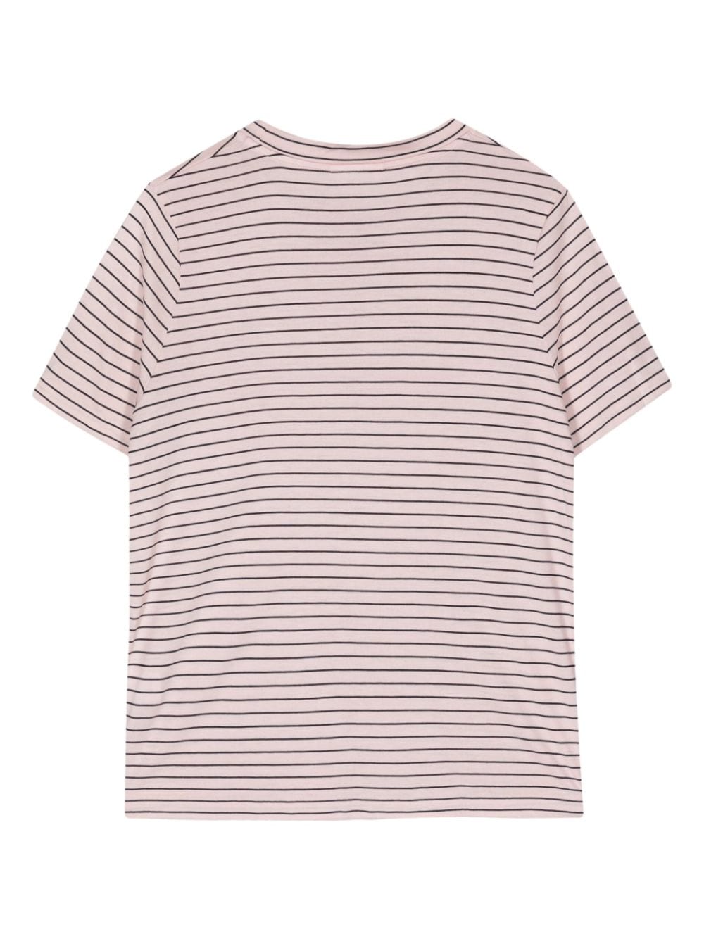 Lacoste T-shirt met geborduurd logo Roze