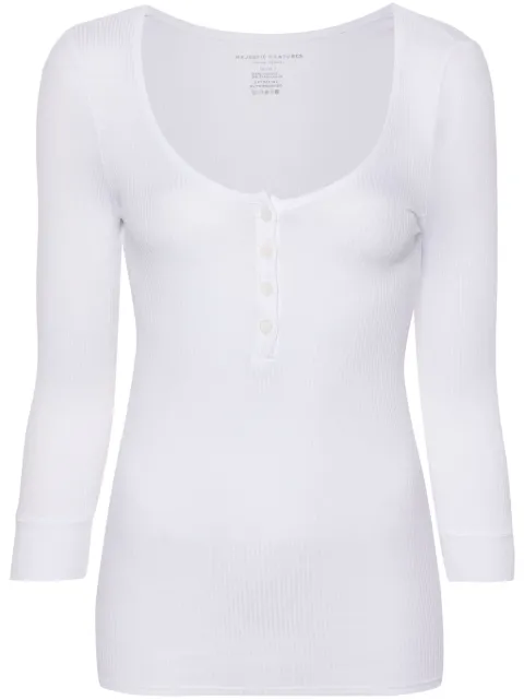 Majestic Filatures fine-ribbed T-shirt