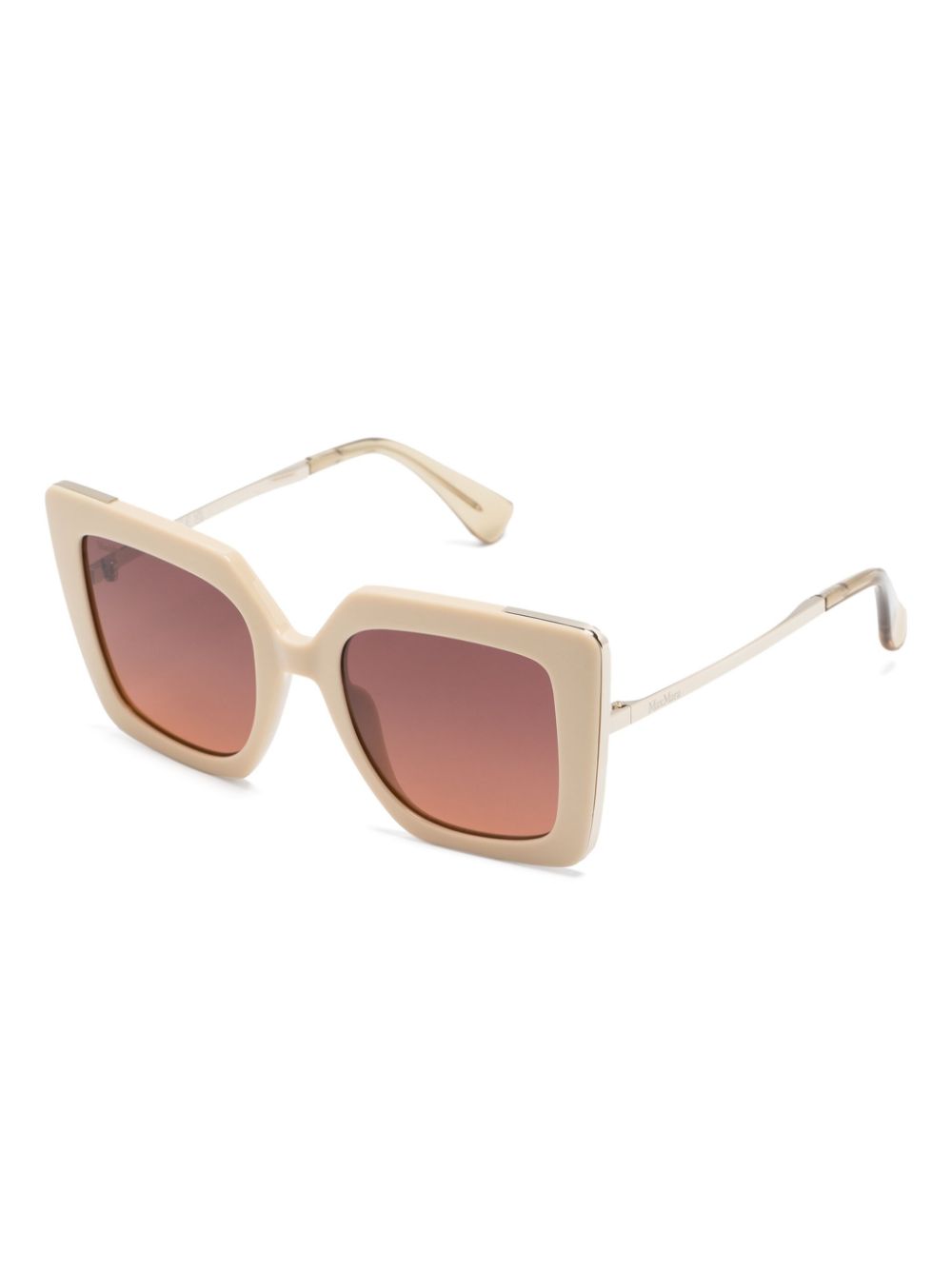 Max Mara Eyewear Zonnebril met cat-eye montuur - Groen