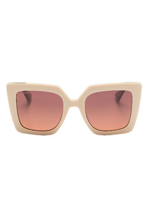 Max Mara Eyewear logo-engraved cat-eye sunglasses Women