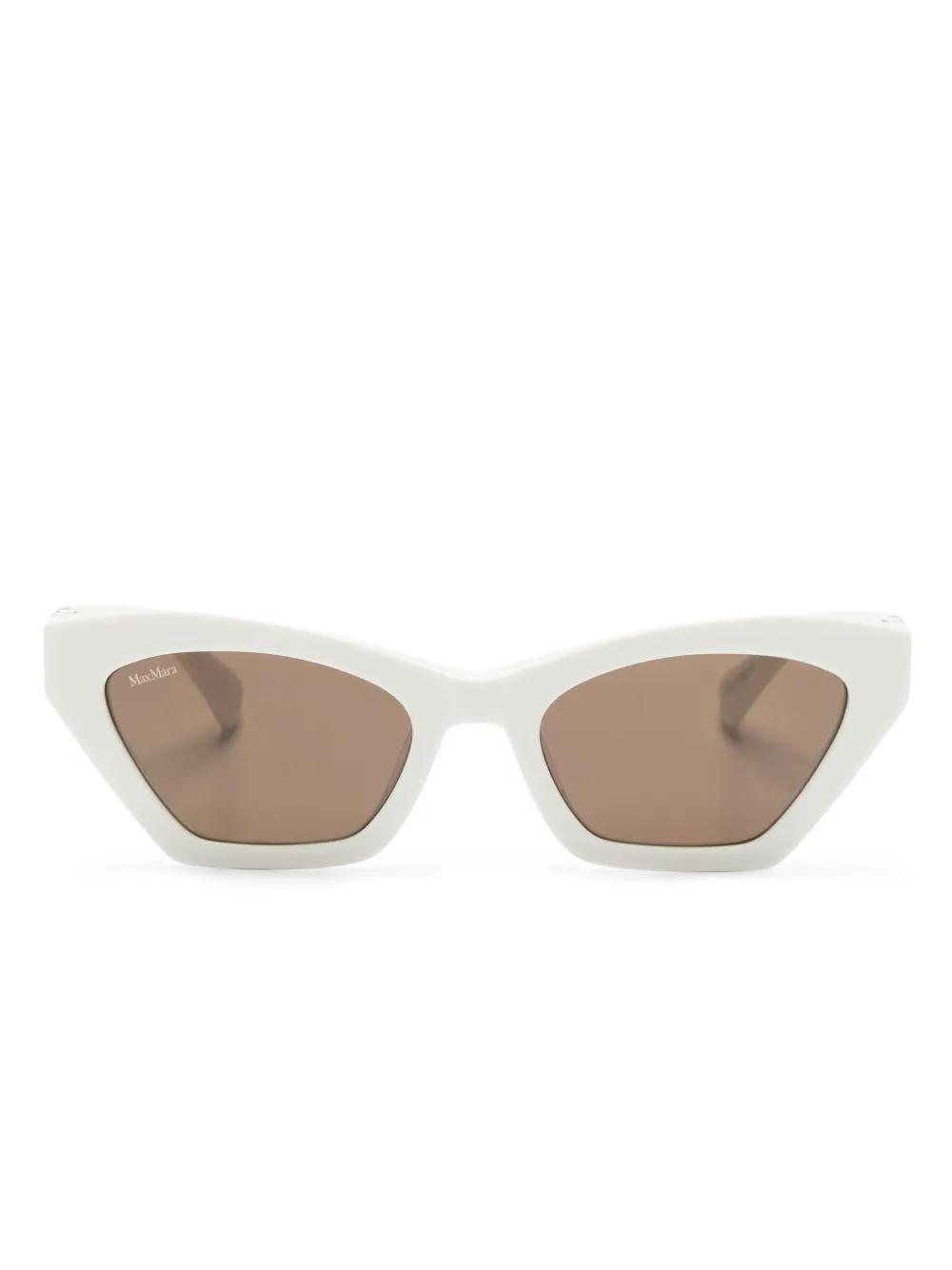 Max Mara Eyewear Zonnebril met cat-eye montuur Wit