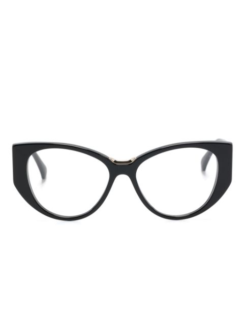 Max Mara Eyewear logo-engraved cat-eye glasses Women