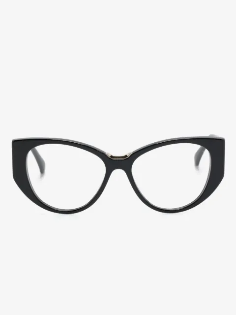 Max Mara Eyewear logo-engraved cat-eye glasses