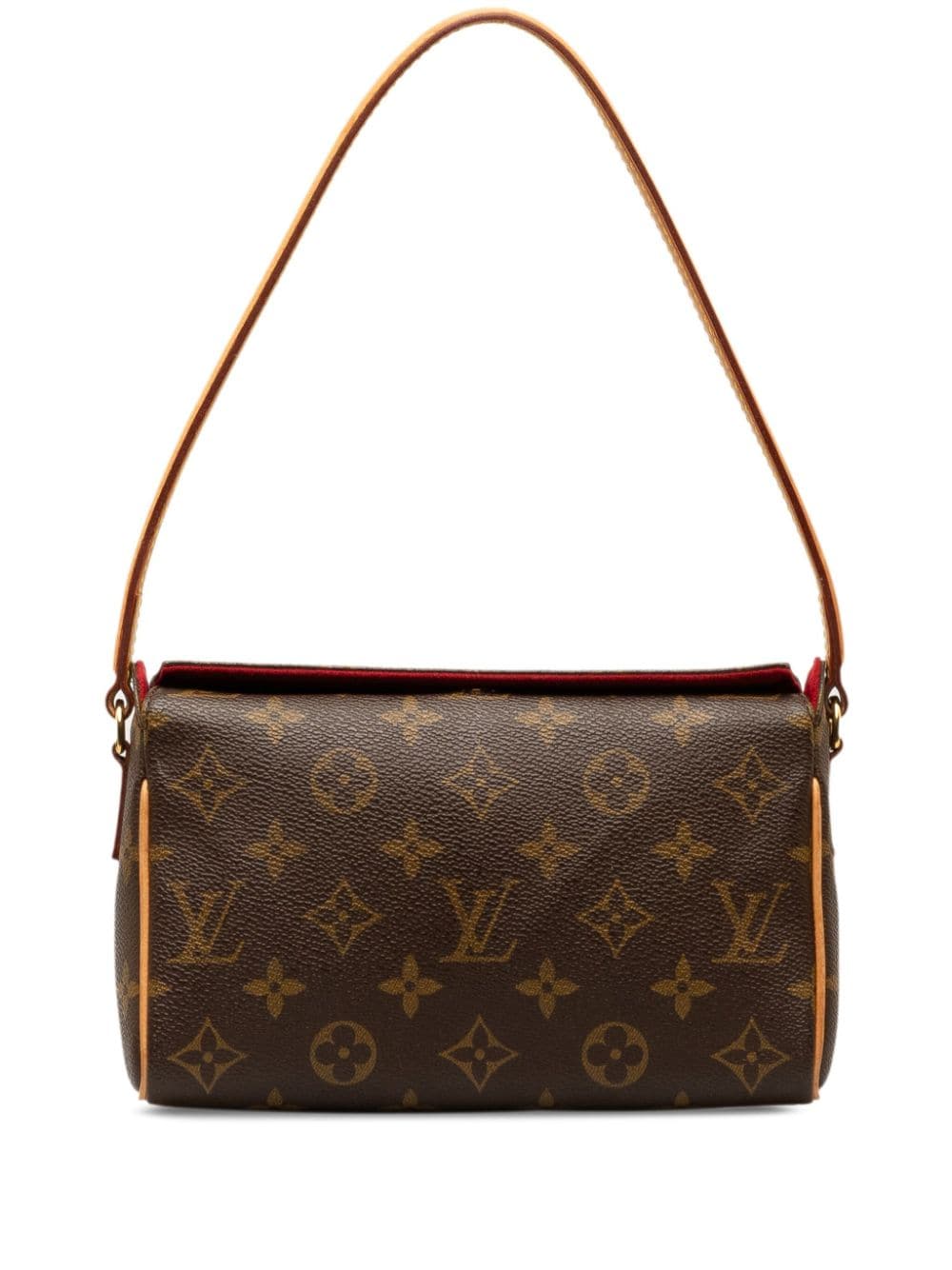 Pre-owned Louis Vuitton 2002 Recital Shoulder Bag In Brown