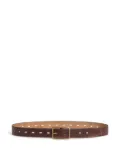 DSQUARED2 leather punched-hole belt - Brown