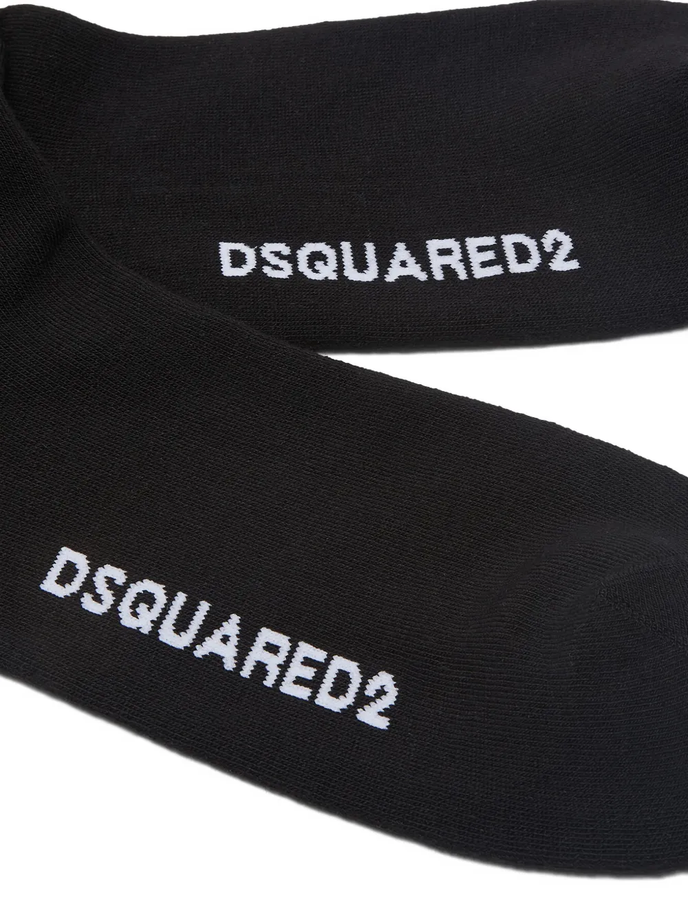 Dsquared2 Icon-logo Socks In Black