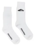 DSQUARED2 Icon-logo socks - White