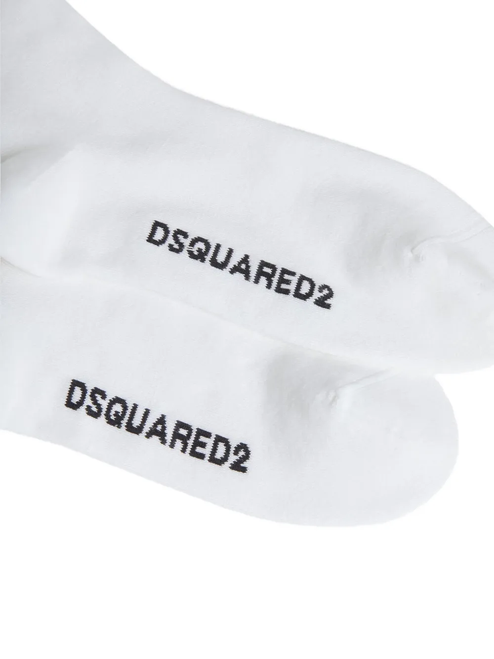 Dsquared2 Icon-logo Socks In White