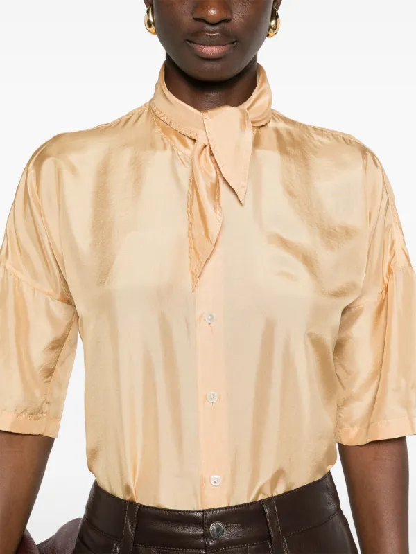 LEMAIRE シルクシャツ LEMAIRE シルクシャツ | イエロー | FARFETCH JP