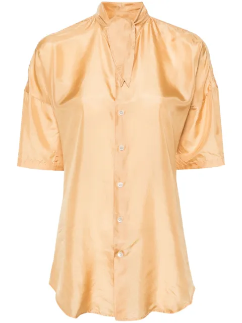 LEMAIRE tied silk shirt