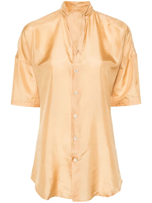 LEMAIRE シルクシャツ LEMAIRE シルクシャツ | イエロー | FARFETCH JP