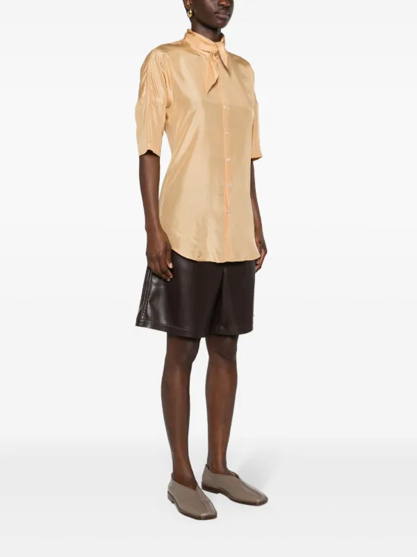 LEMAIRE シルクシャツ LEMAIRE シルクシャツ | イエロー | FARFETCH JP