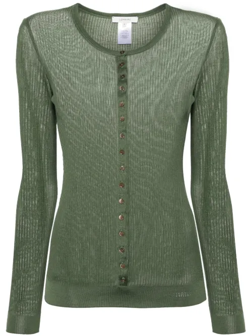 Pull fin à design nervuré - LEMAIRE - Modalova