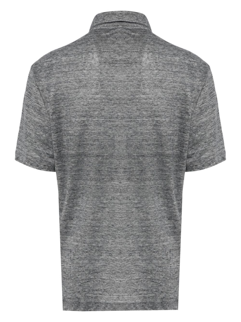 Image 2 of Zegna short-sleeve linen polo shirt