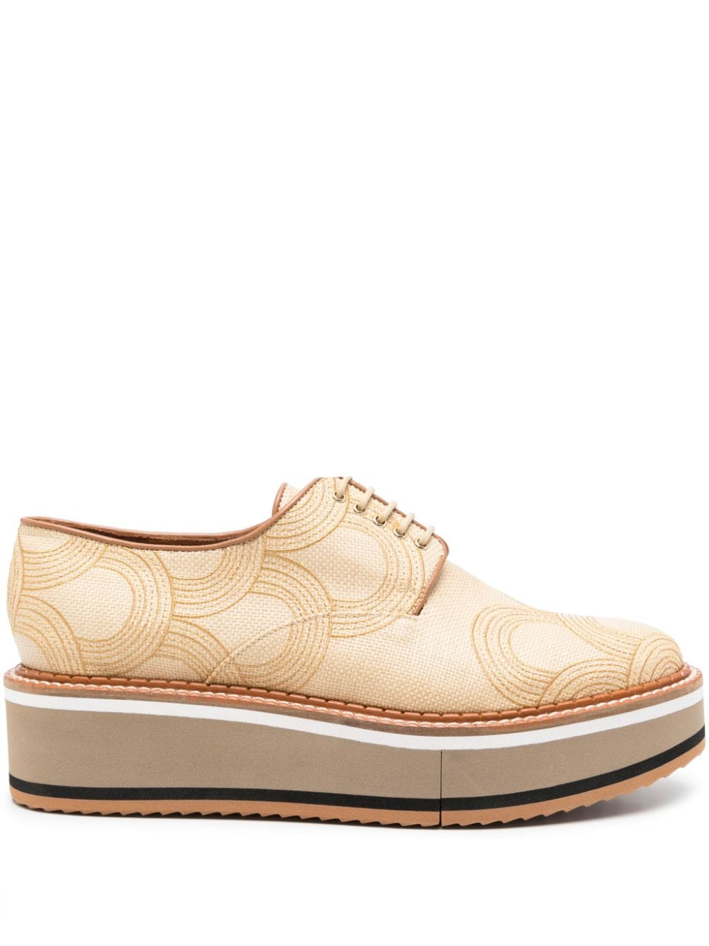 Clergerie Baxter 45mm Oxford Shoes In Neutrals