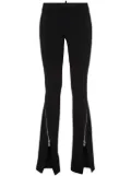 DSQUARED2 low-rise bootcut trousers - Black