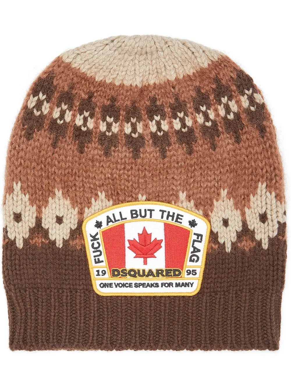DSQUARED2 Muts met geborduurd logo Bruin