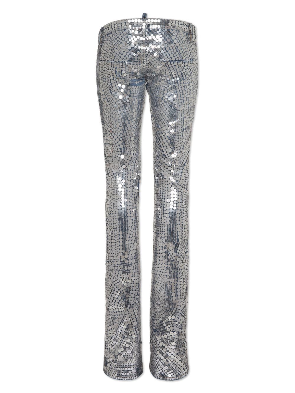 DSQUARED2 Denim jeans met pailletten - Blauw