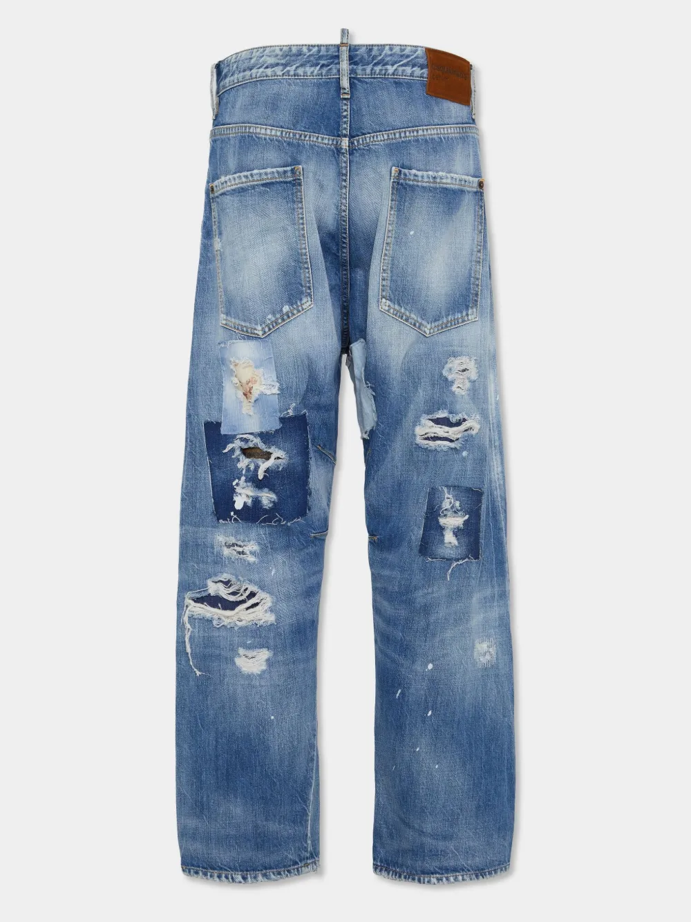 DSQUARED2 distressed effect jeans - Blauw