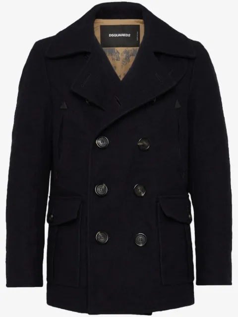 DSQUARED2 double-breasted short coat
