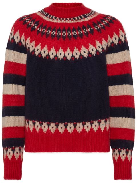 DSQUARED2 intarsia-knit design jumper Men