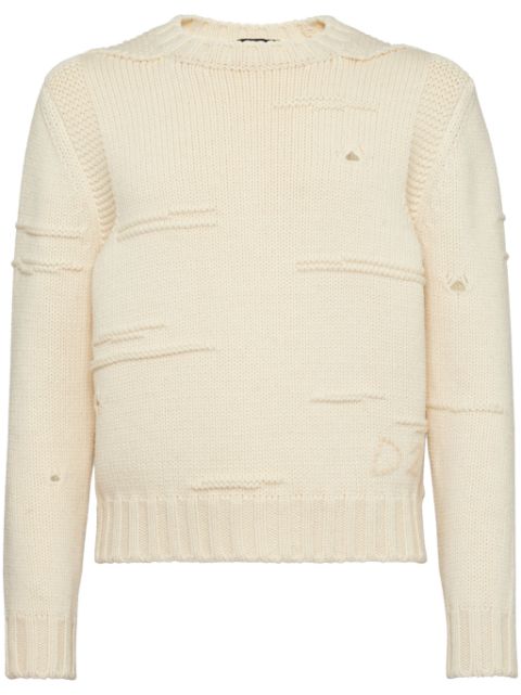 DSQUARED2 embroidered-logo cotton jumper Men