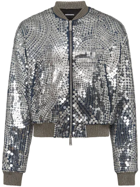 DSQUARED2 veste bomber à sequins
