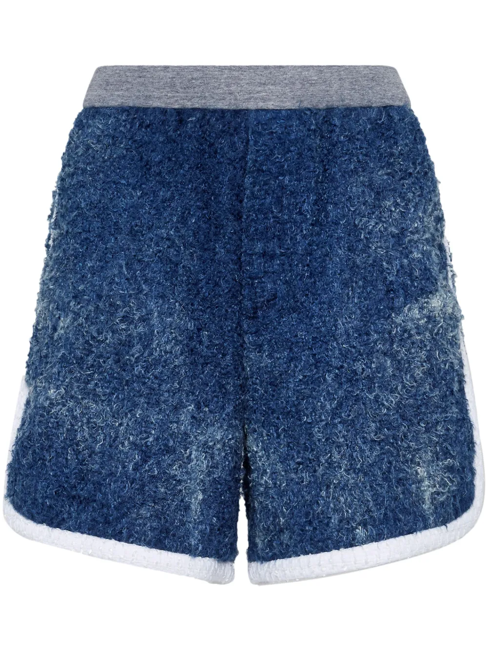 DSQUARED2 FADED-EFFECT TEXTURED SHORTS 