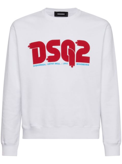 DSQUARED2 logo-print cotton sweatshirt Men