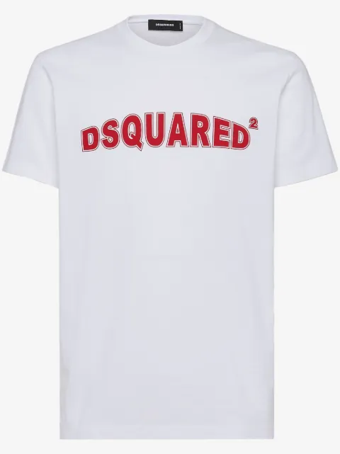 DSQUARED2 playera con logo estampado