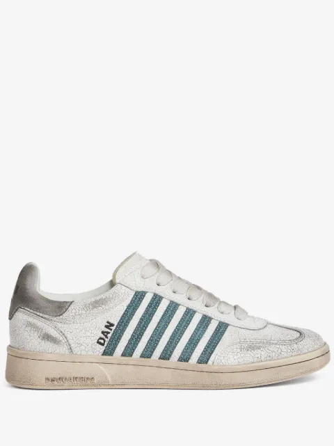 DSQUARED2 distressed Boxer low-top sneakers
