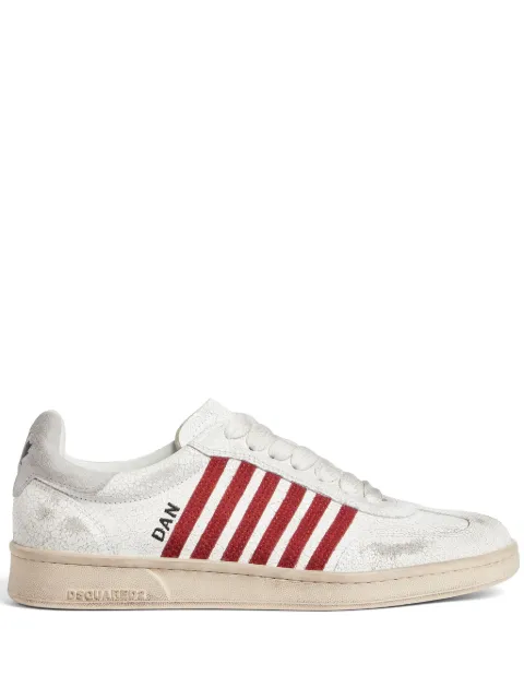 DSQUARED2 distressed Boxer low-top sneakers Men