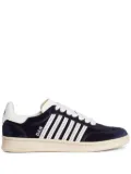 DSQUARED2 Boxer velvet low-top sneakers - Blue