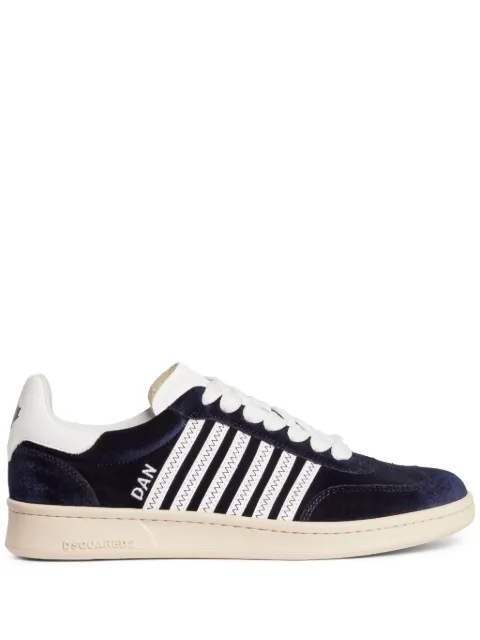 DSQUARED2 Boxer velvet low-top sneakers Men