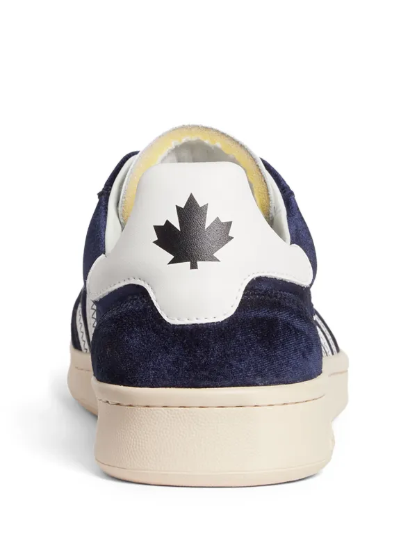 DSQUARED2 Boxer Velvet low-top Sneakers | Blue | FARFETCH