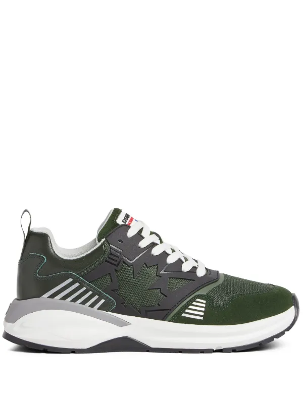 【D SQUARED2】Panelled Low-Top Sneakers DSQUARED2 Panelled low-top Sneakers | White | FARFETCH