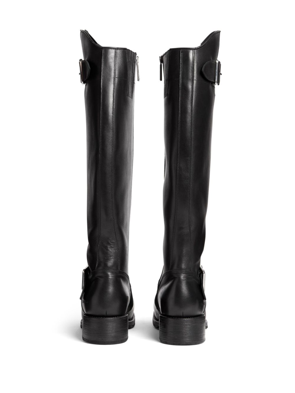 DSQUARED2 buckle-detail leather boots Black