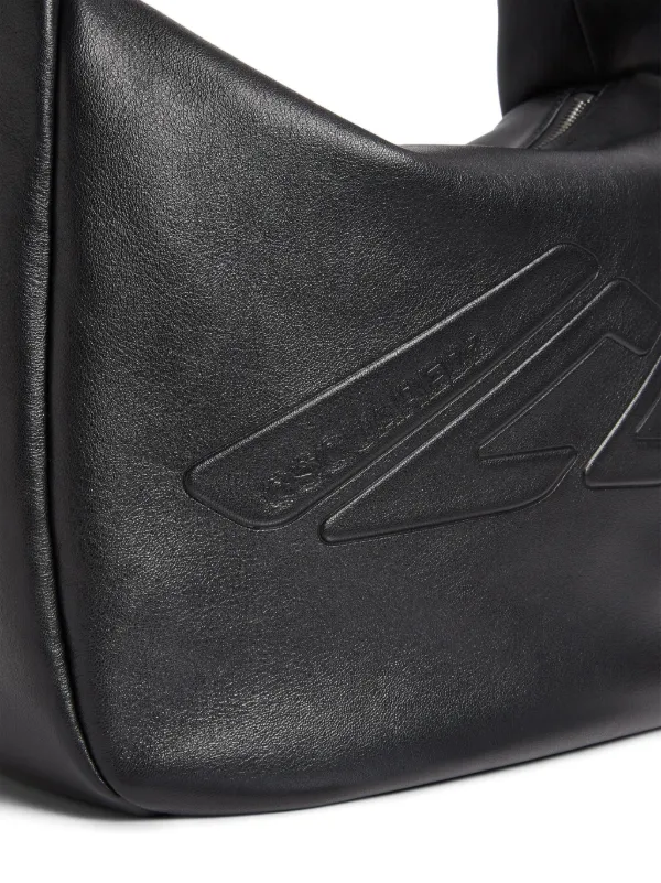 DSQUARED2 logo-embossed Leather Tote Bag | Black | FARFETCH