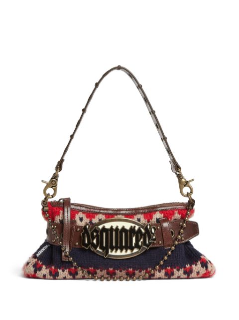 DSQUARED2 Gothic knitted shoulder bag Women